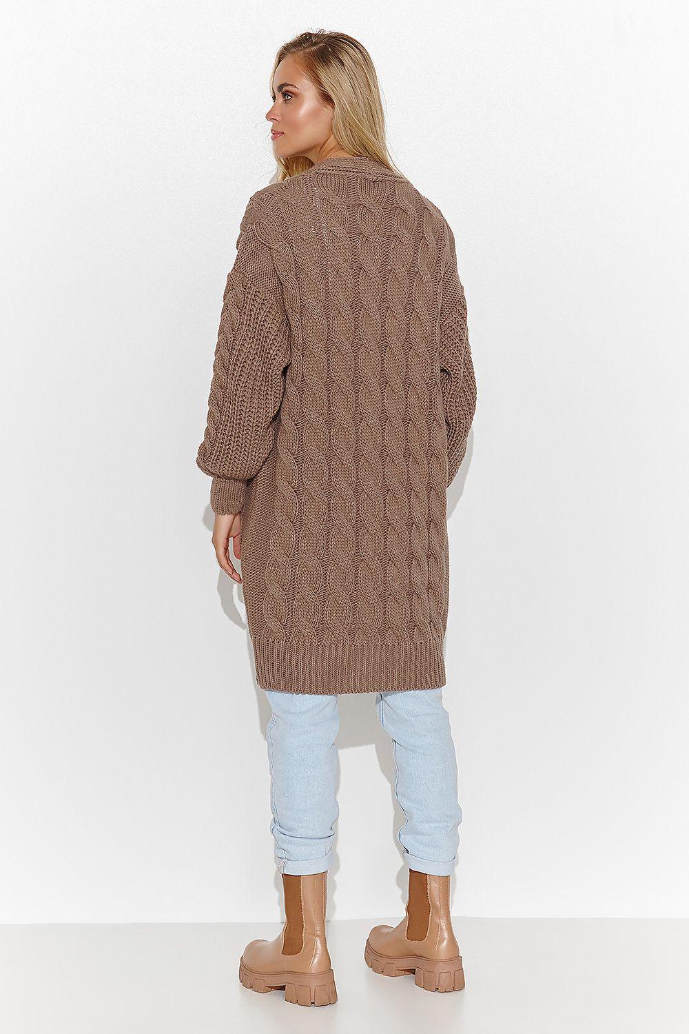 Cardigan model 184394 Makadamia - ElrubEcom