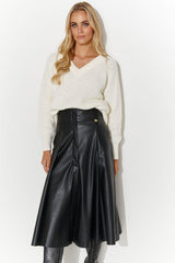 Skirt model 184812 Makadamia - ElrubEcom