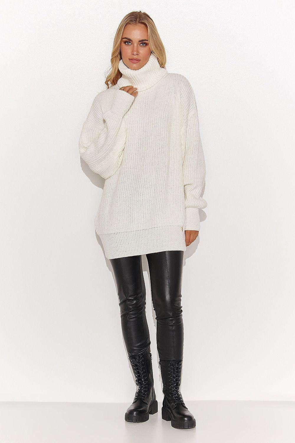 Turtleneck model 185216 Makadamia - ElrubEcom