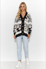 Cardigan model 185513 Makadamia - ElrubEcom