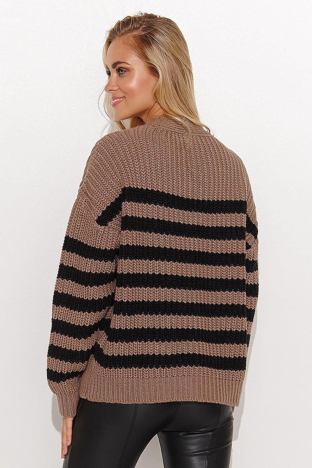 Cardigan model 185291 Makadamia - ElrubEcom