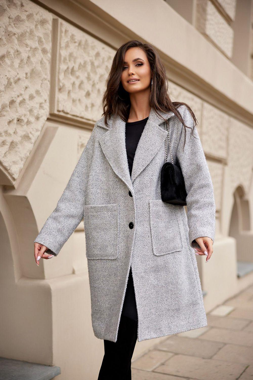 Coat model 185979 Roco Fashion - ElrubEcom